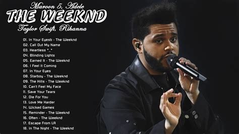 the weeknd tour song list